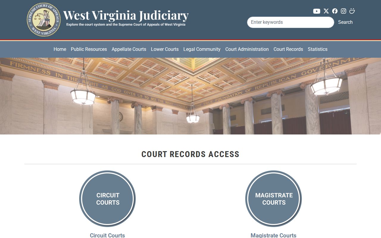 Hancock County court docket gateway for circuit and magistrate records